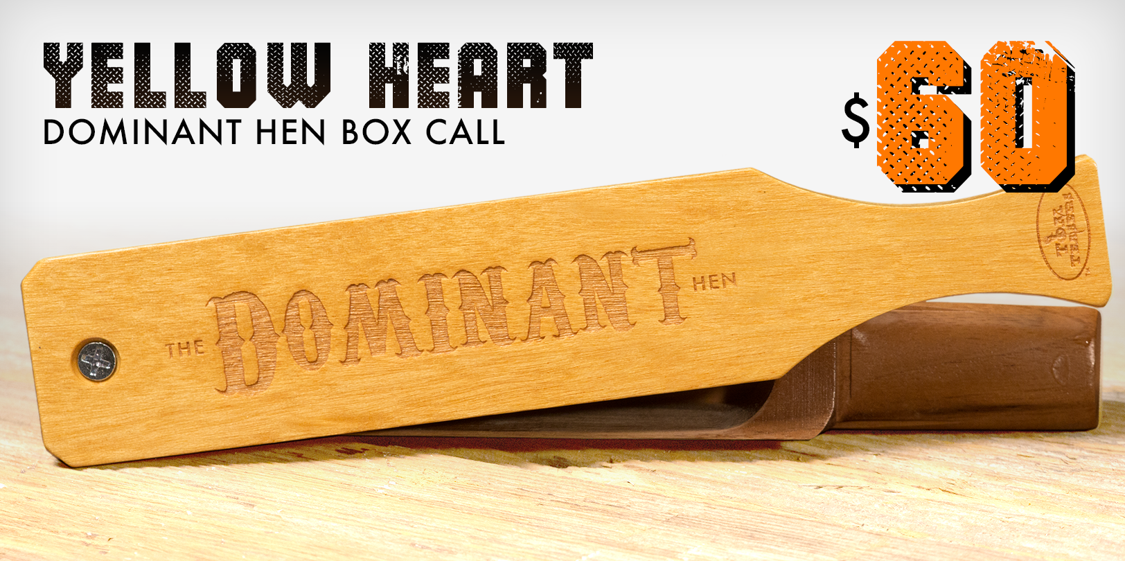 the Dominant Hen Yellow Heart Box Call