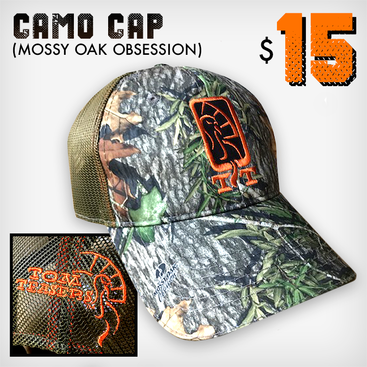 Tom Teaser's Camo Cap Mossy Oak Obsession